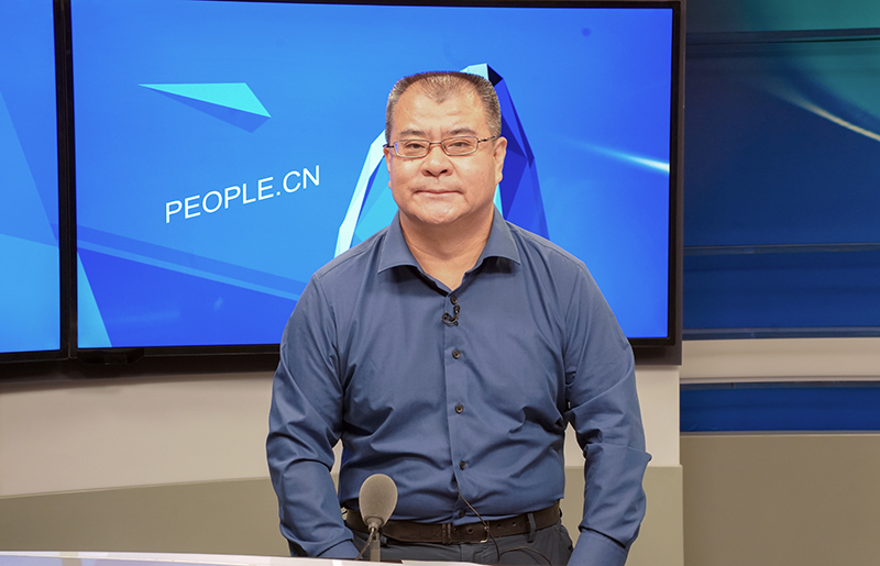 中國東方演藝集團黨委書記、董事長景小勇接受人民網(wǎng)專訪。