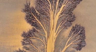 大自然的杰作！錢塘江又現(xiàn)“潮汐樹”